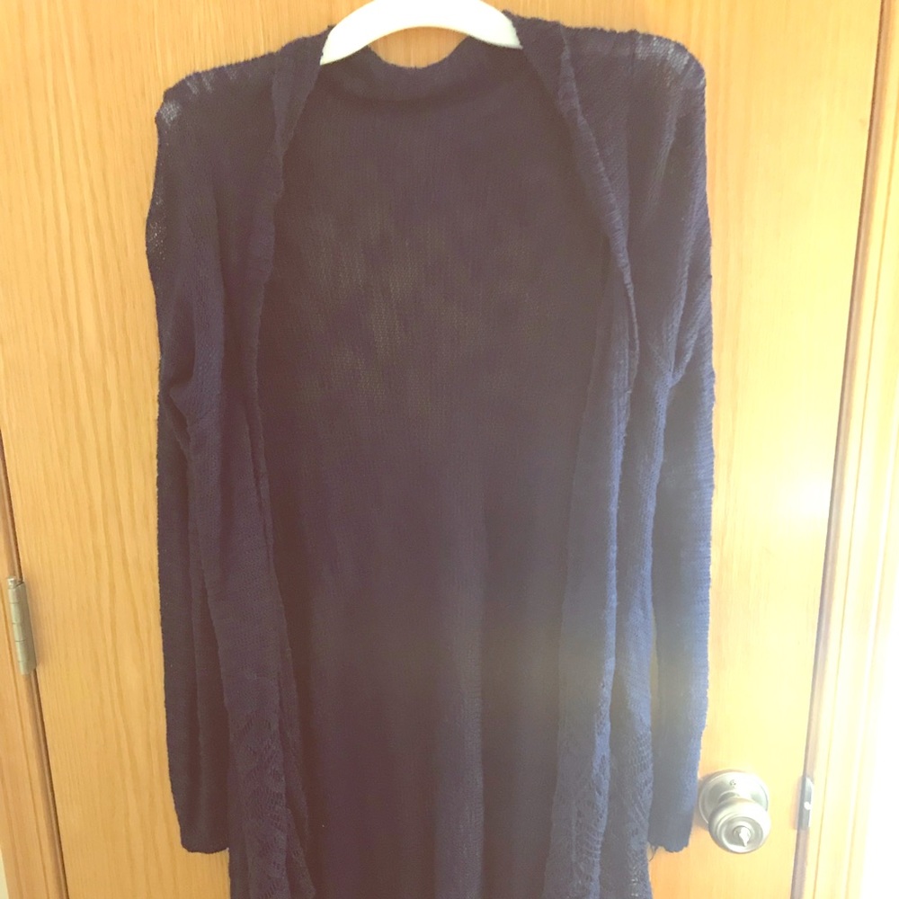 ⭕️SOLD⭕️ Navy cotton duster!